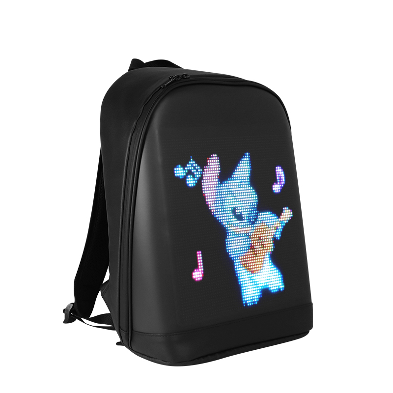 Led backpack mobile phone remote control for women or children