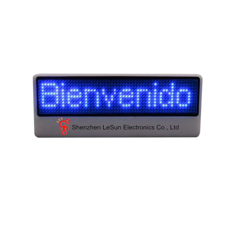 LED Name Badge - LW1155-Blue