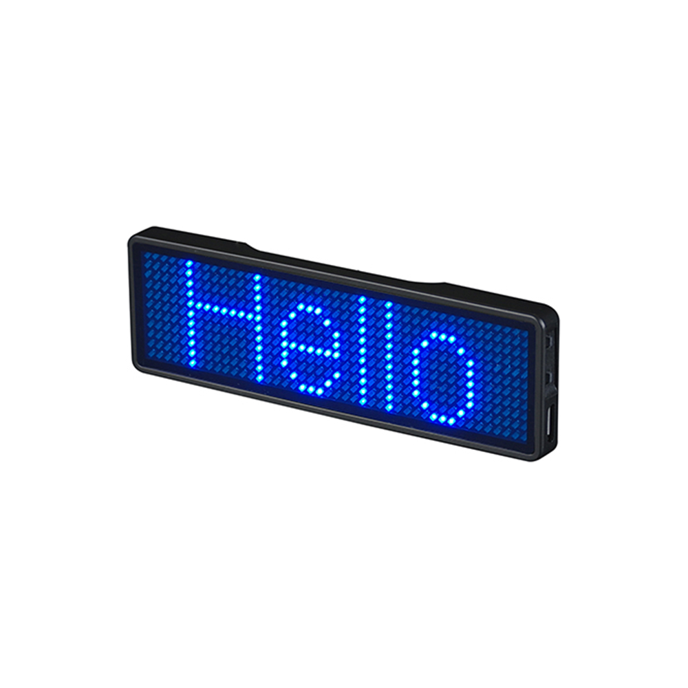 LED Name Badge - S1144- Blue led