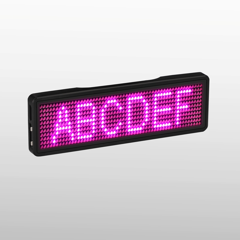 LED Name Badge - S1155-Pink