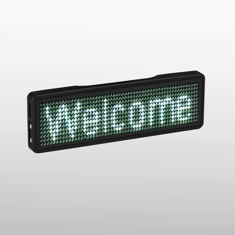 LED Name Badge - S1155-White