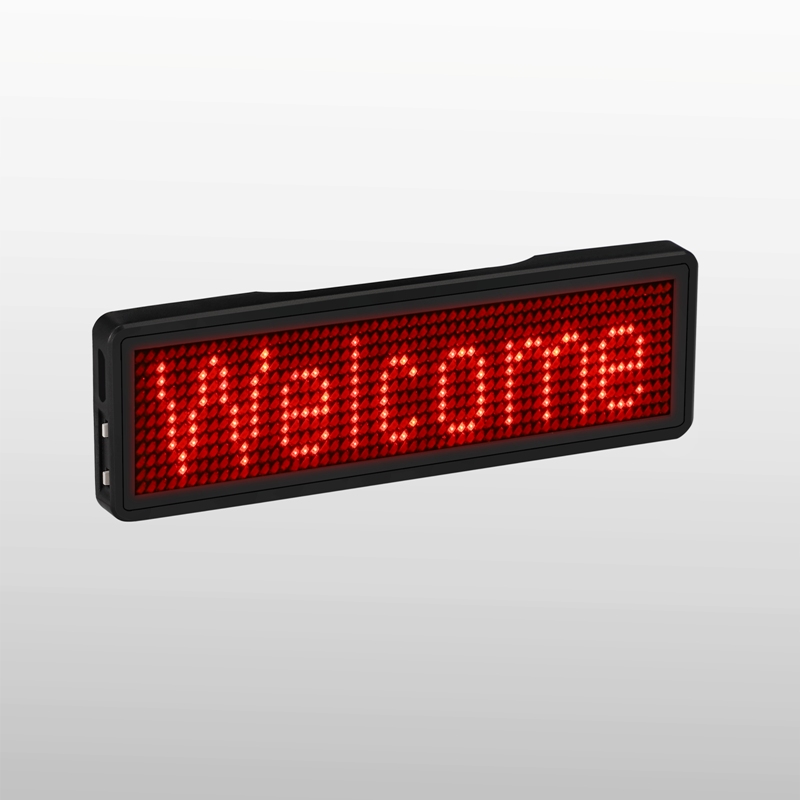LED Name Badge - S1155-Red