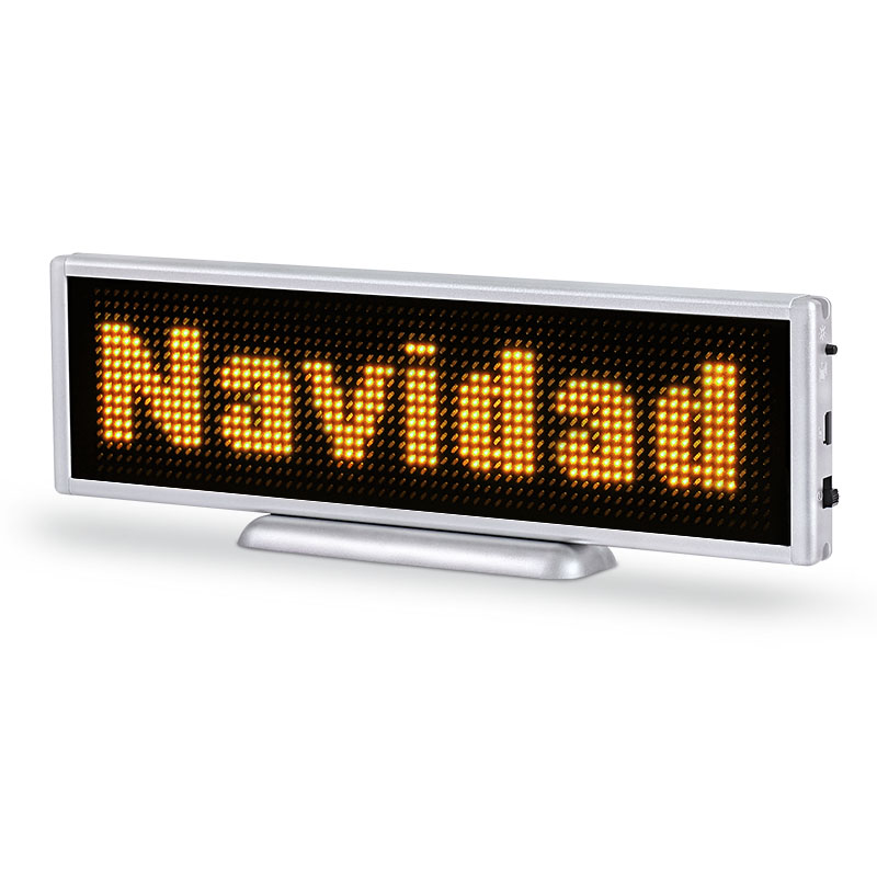 Led  desktop display-B1664-yellow led